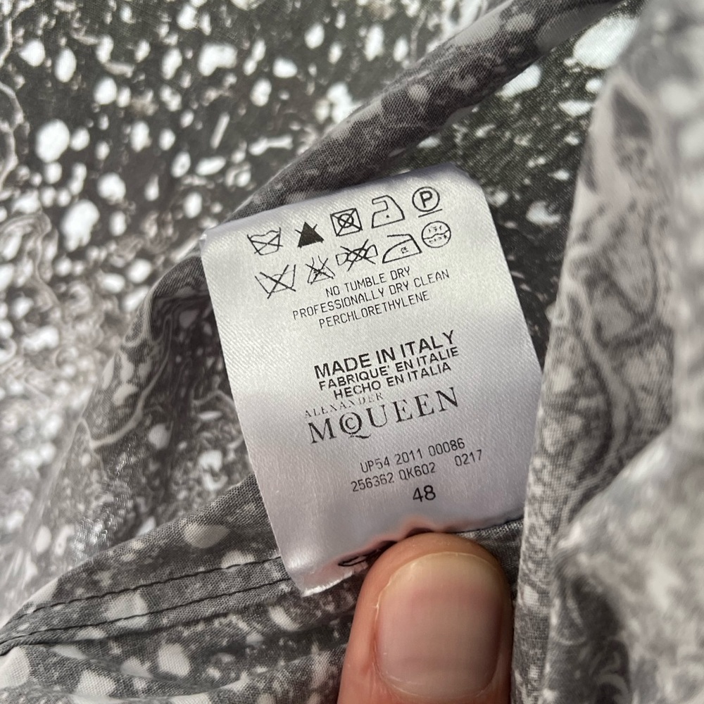 Alexander McQueen Mens Button down M (originally $850)